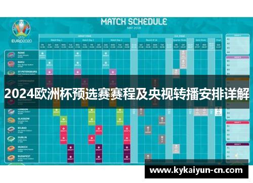 2024欧洲杯预选赛赛程及央视转播安排详解